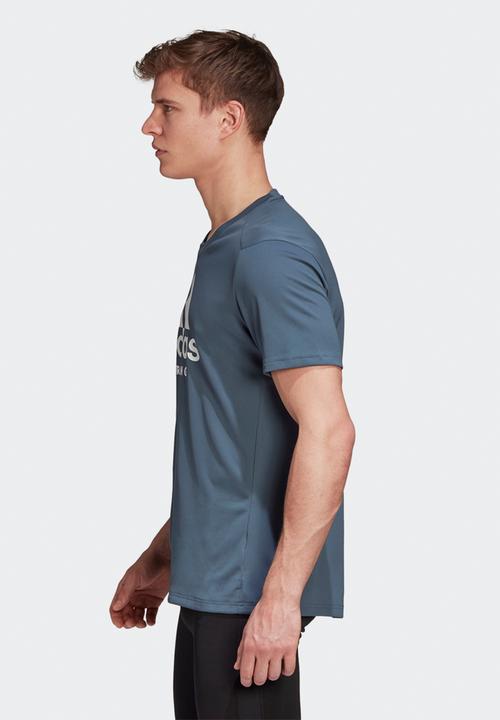 adidas Performance - Badge of sport gfx tee - blue