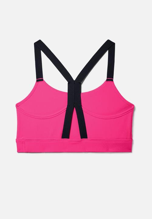 Under Armour - Armour mid impact graphic bra - pink