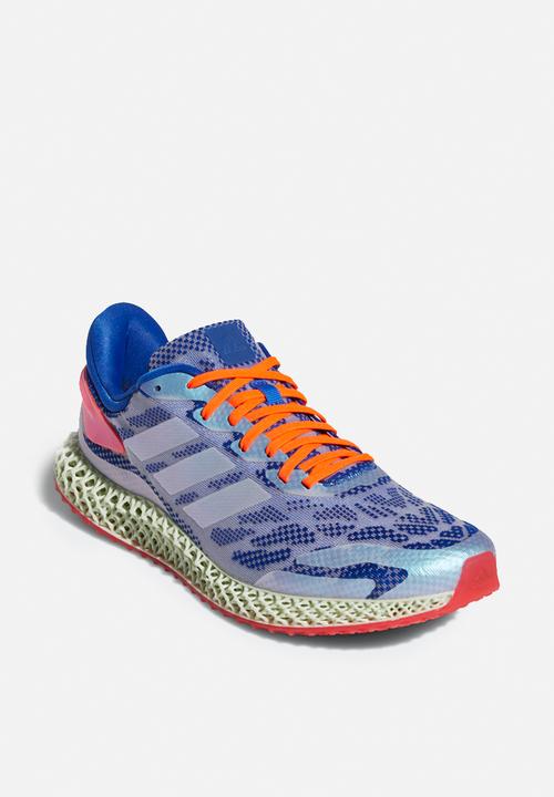 adidas Performance - 4D run 1.0 - glow blue/cloud white/solar red 