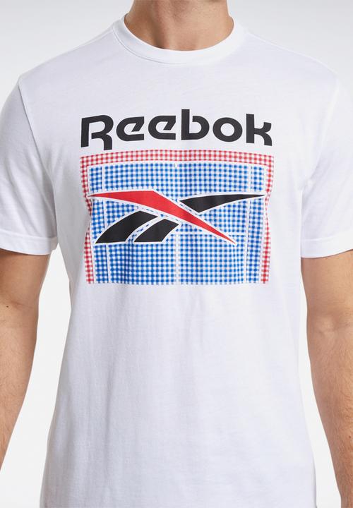 Reebok - Tennis court short sleeve tee - white