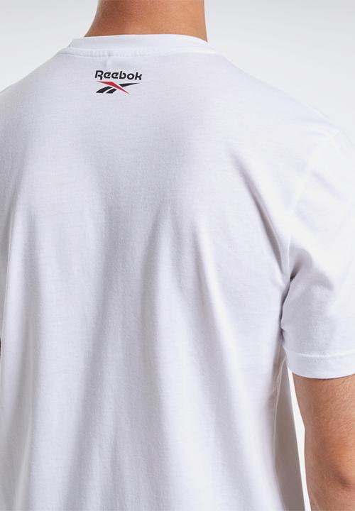 Reebok - Tennis court short sleeve tee - white
