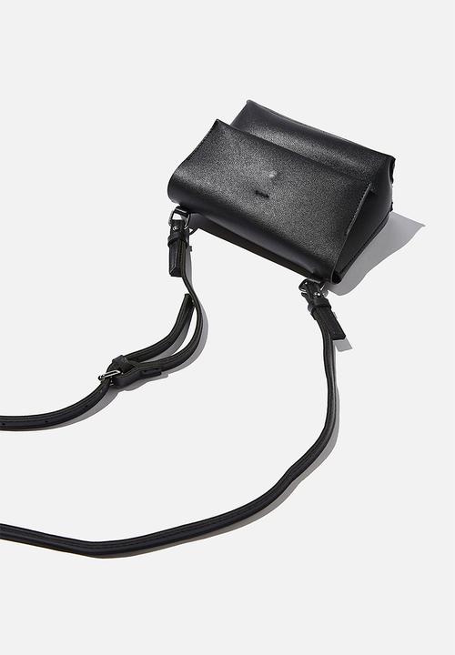 Rubi - Whit cross body bag - black