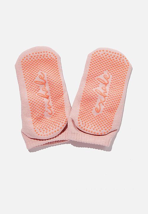 Cotton On - Pia pilates sock - peony pink