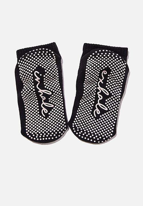 Cotton On - Pia pilates sock - black