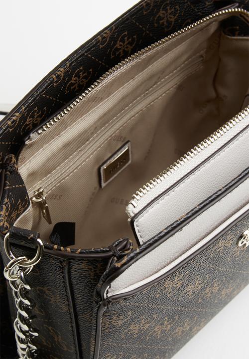 GUESS - Lorenna crossbody top zip - brown