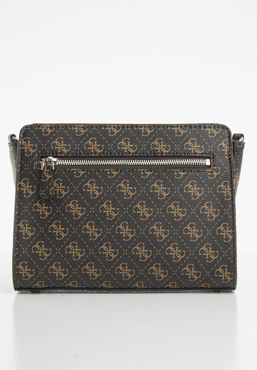 GUESS - Lorenna crossbody top zip - brown