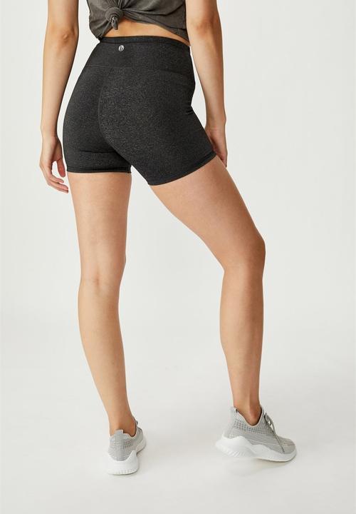 Cotton On - High waisted shortie short - charcoal 