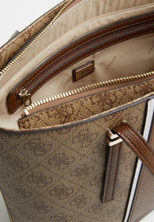 GUESS - Open road small tote - brown