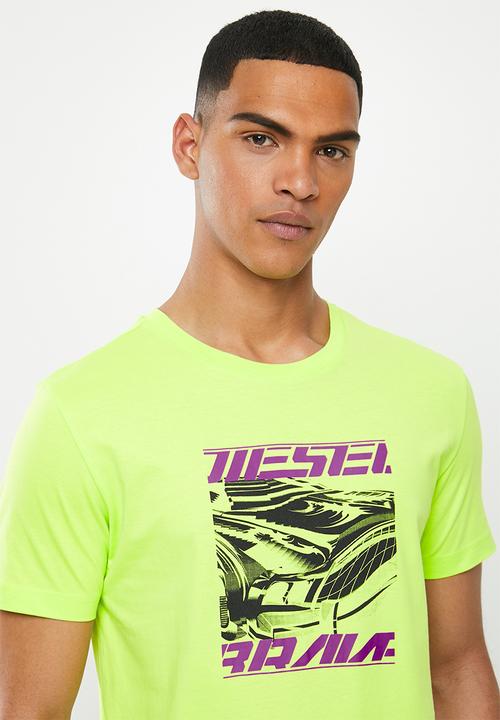 Diesel  - T-diegos-k33 t-shirt - yellow
