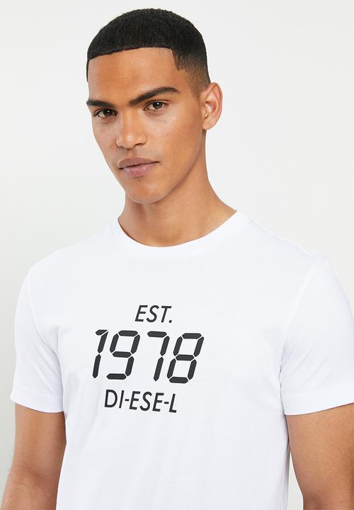 Diesel  - T-diegos-x42 T-shirt - white