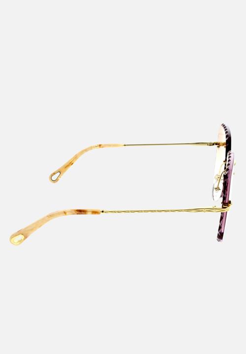 Chloe - Chloe sunglasses  - gold  gradient peach