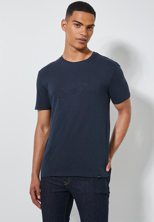 Superbalist - Logo crew neck tee - navy