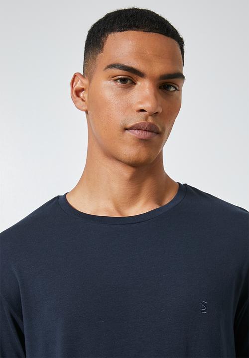 Superbalist - York premium crew neck tee - navy