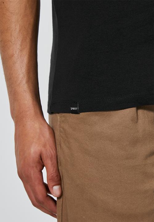Superbalist - Dylan crew neck pocket tee - black