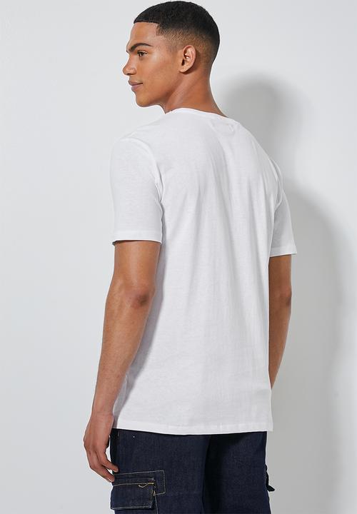 Superbalist - Dylan crew neck pocket tee - white