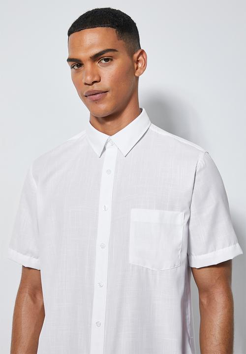 Superbalist - Theo regular fit summer shirt - white