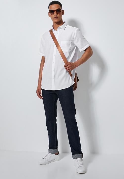 Superbalist - Theo regular fit summer shirt - white
