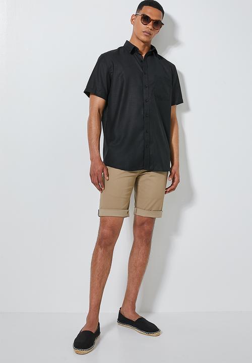 Superbalist - Theo regular fit summer shirt - black