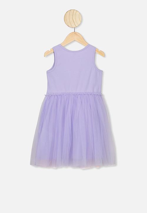 Cotton On - Iris tulle dress - purple