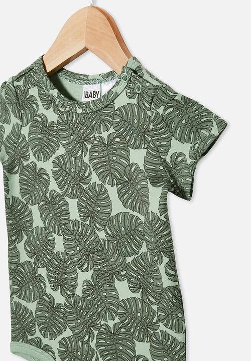 Cotton On - The short sleeve bubbysuit - green