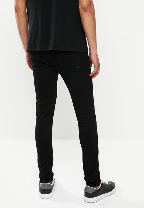 S.P.C.C - High octave fashion trench jeans - black