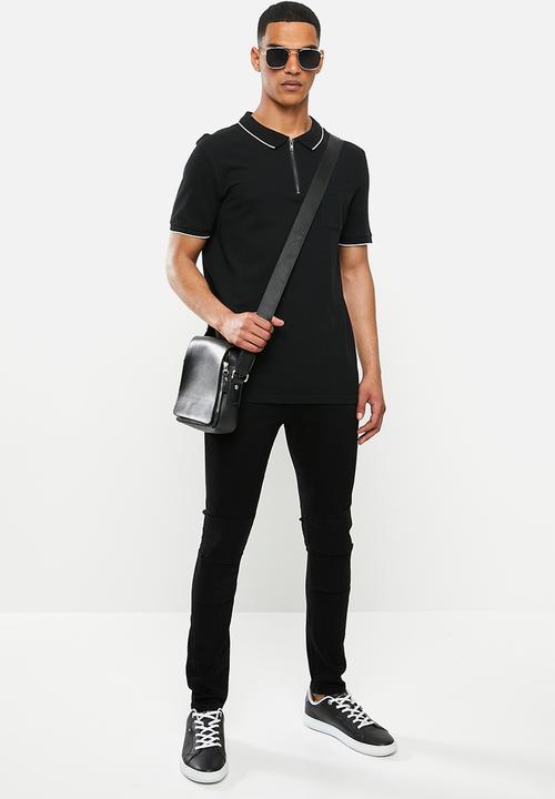 S.P.C.C - High octave fashion trench jeans - black