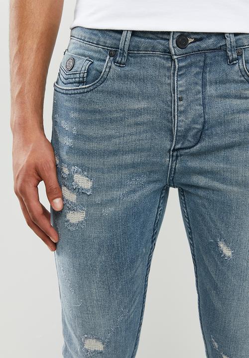S.P.C.C - Battle works premium feather jeans - blue