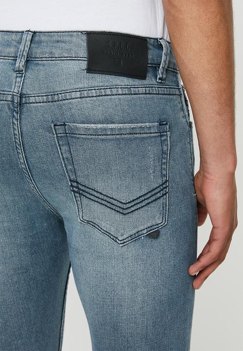 S.P.C.C - Battle works premium feather jeans - blue