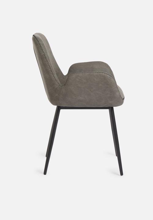 Sixth Floor - Balti dining chair - weathered grey