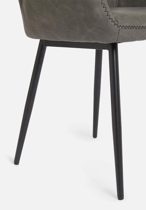 Sixth Floor - Balti dining chair - weathered grey