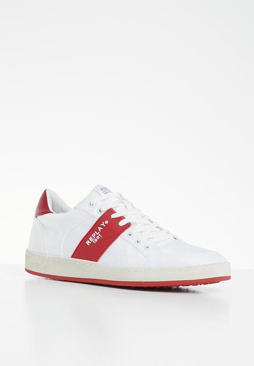 Replay - Blog fern - white & red