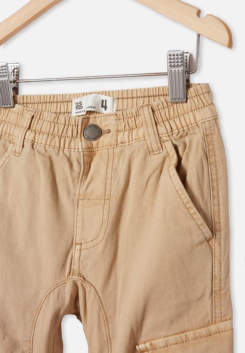 Cotton On - Noah cargo pant  - beige