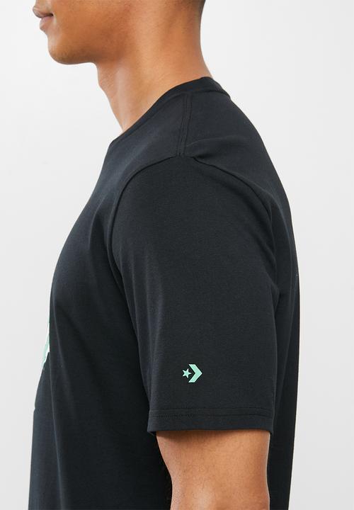 Converse - Converse star chevron waves tee - black