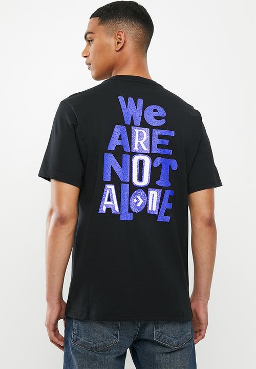 Converse - Converse not alone tee - black