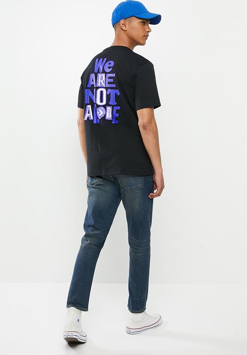 Converse - Converse not alone tee - black
