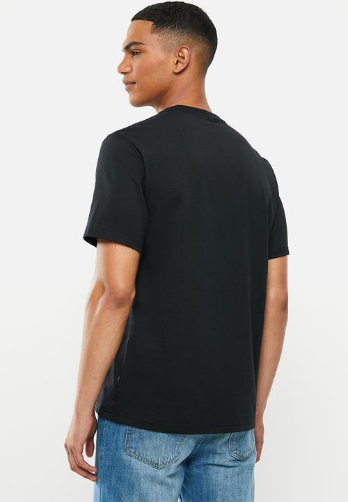 Converse - Converse diagonal collage tee - black
