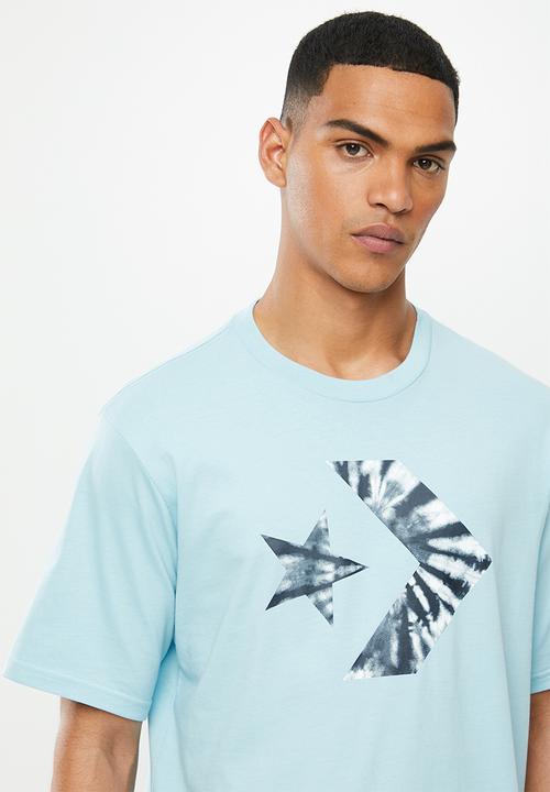 Converse - Converse tie-dye star chevron tee - teal