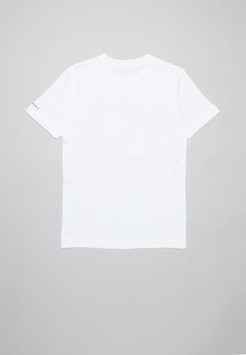 Converse - Converse boys camo mixed boxes tee - white