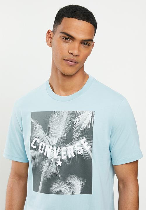 Converse - Converse palm tree photo tee - blue