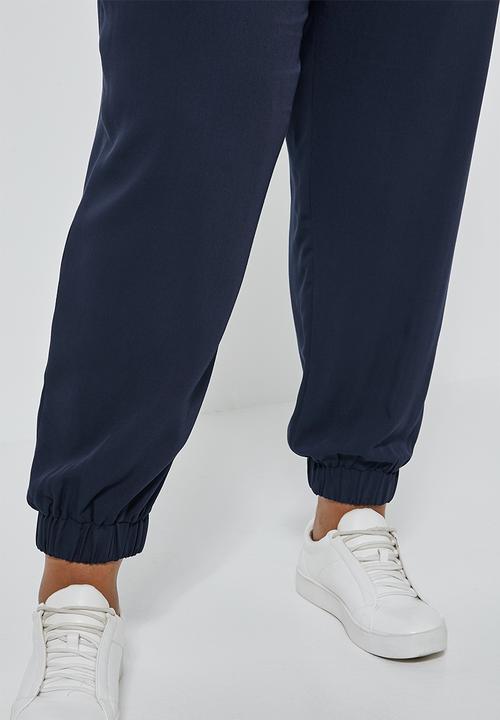 Superbalist - Premium elasticated cuffed jogger - navy