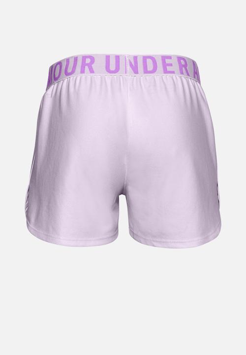 Under Armour - Play up solid shorts - crystal lilac exotic bloom