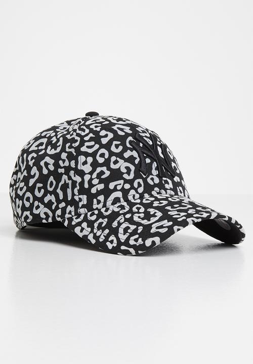 New Era - Flocked 9forty New York yankees - black & grey