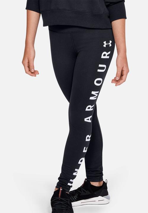 Under Armour - Sportstyle branded leggings - black