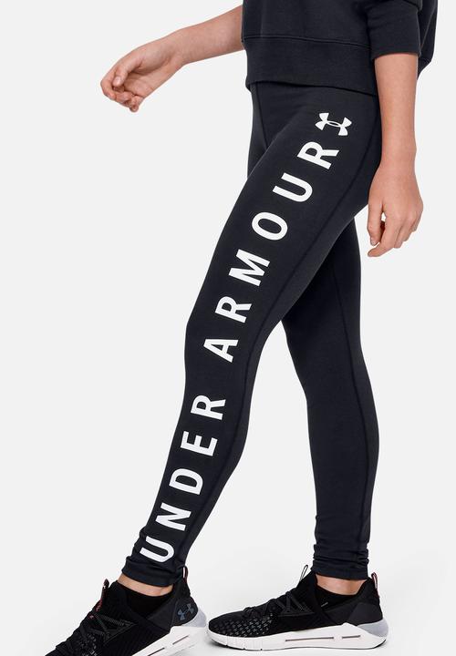 Under Armour - Sportstyle branded leggings - black