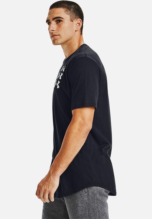 Under Armour - Ua triple stack logo short sleeve T-shirt - black