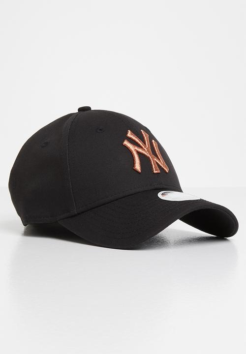 New Era - Metallic logo 9forty New York yankees - black & gold