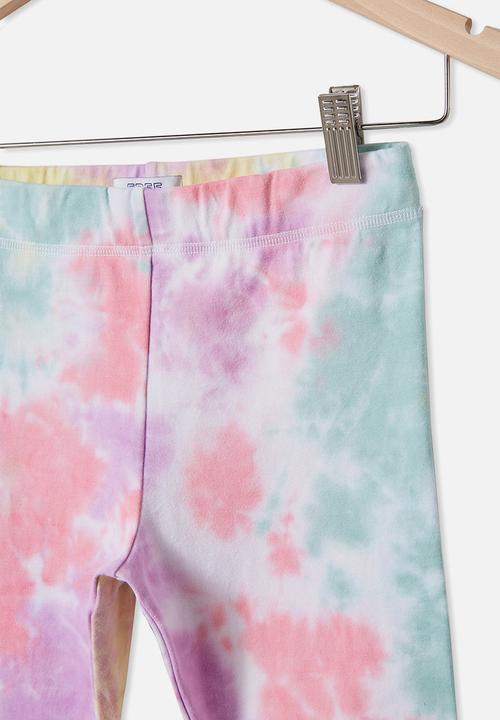 Free by Cotton On - Justine bike short - rainbow tie dye
