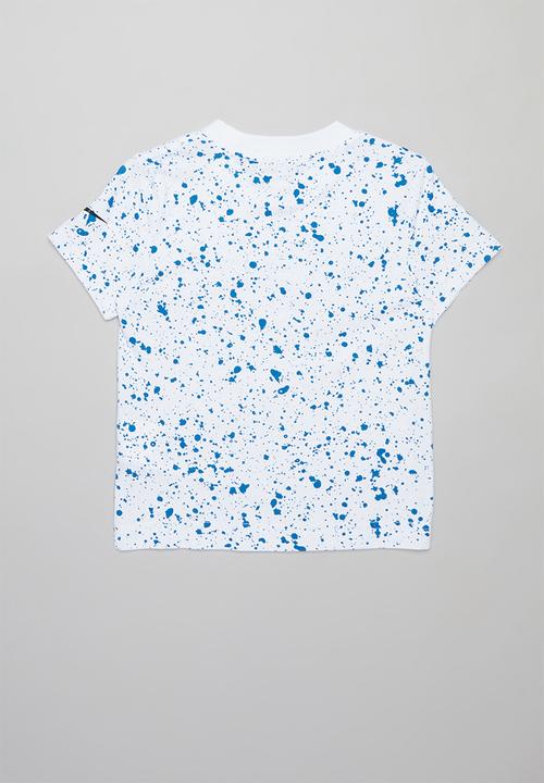 Nike - Nike speckle aop short sleeve tee - white