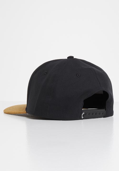 Billabong  - Stacked snapback cap - black & tan