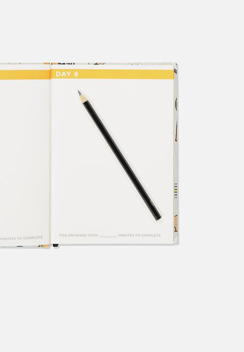Typo - A5 fashion activity journal - 365 days of doodling